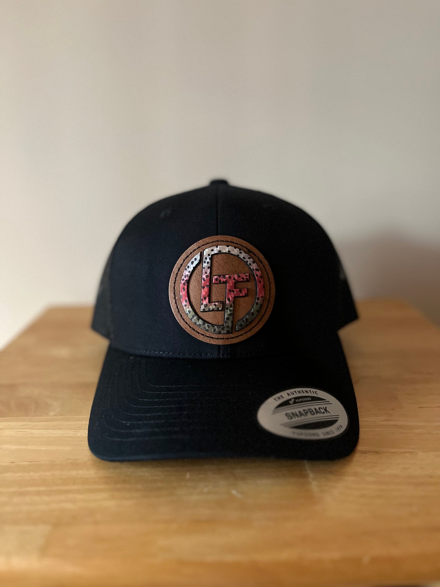 LOTF Brown Rainbow Trout Hat - Black