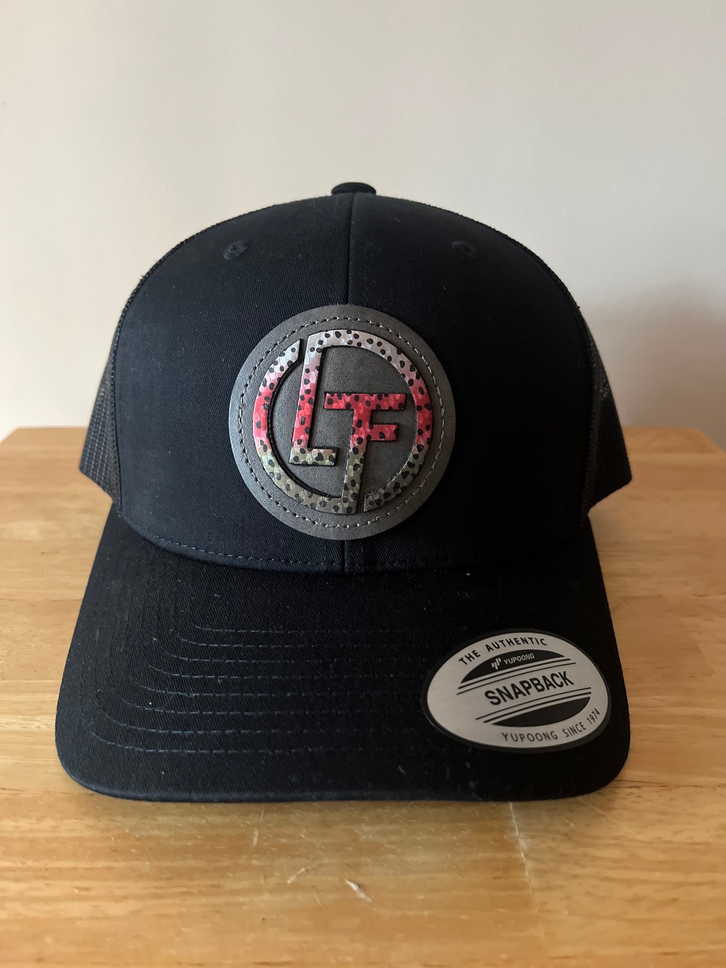 LOTF Gray Rainbow Trout Hat - Black