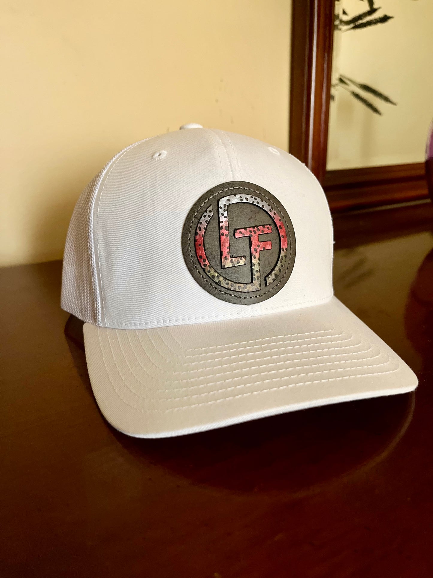 LOTF Rainbow trout Hat - White