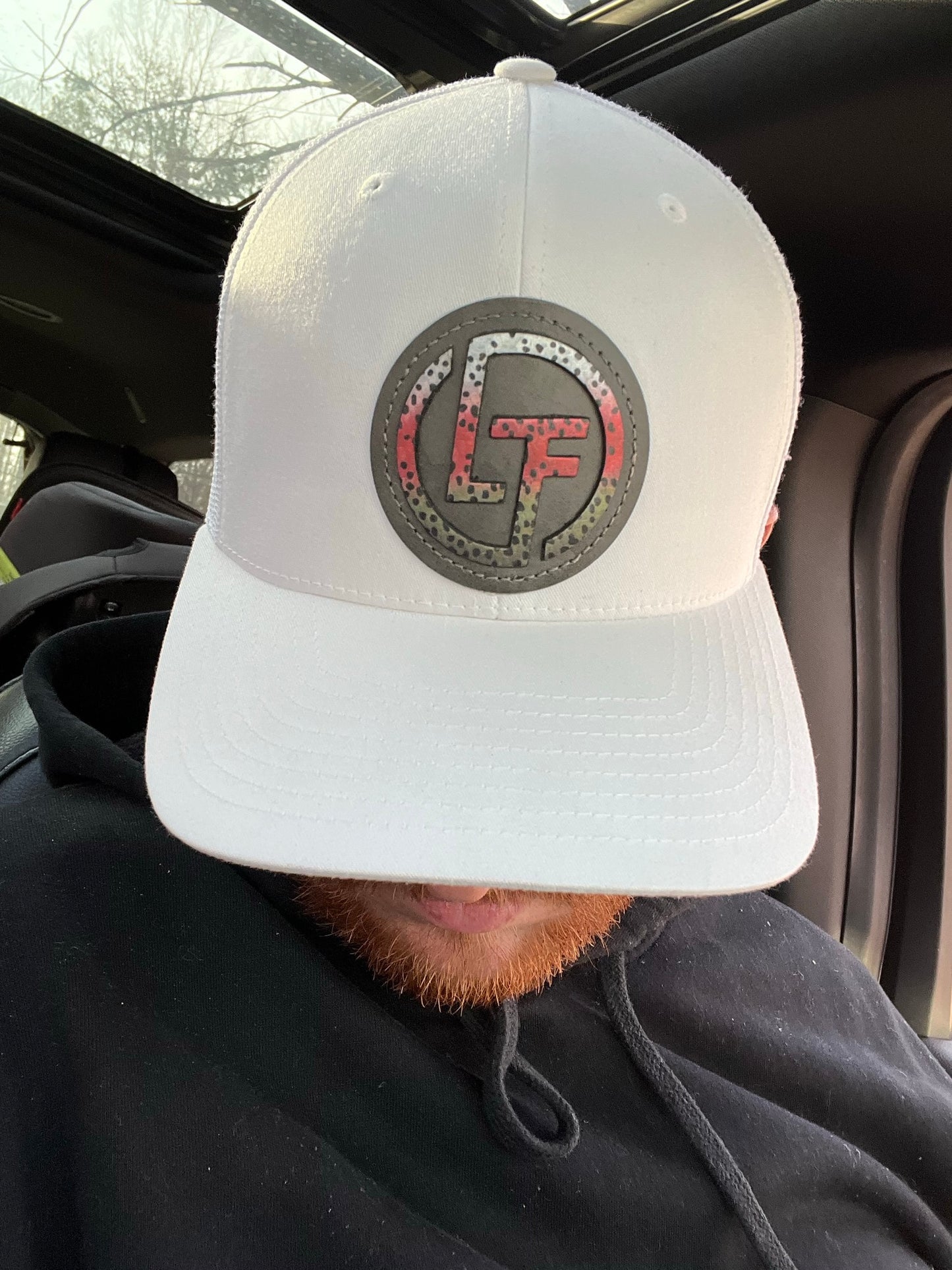 LOTF Rainbow trout Hat - White