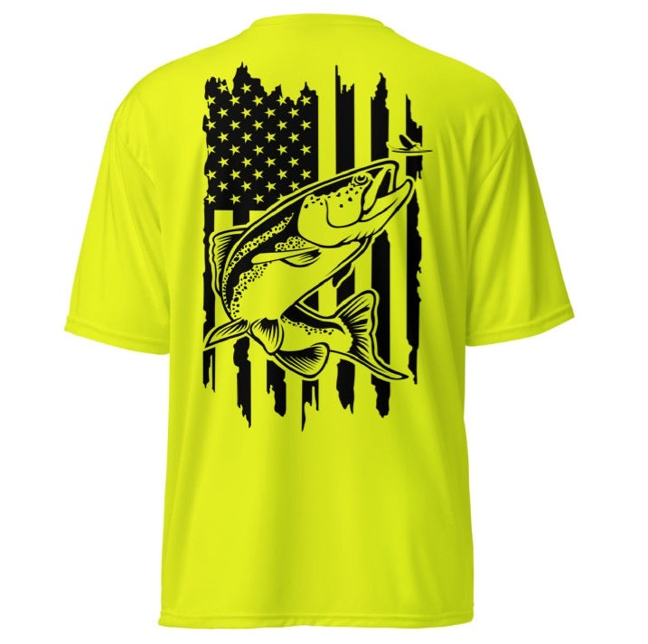 LOTF Old Glory T-shirt - Neon yellow